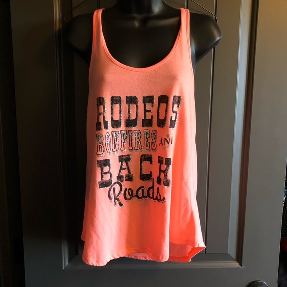 Ransom Tops - Ransom Rodeos Bonfires & Back Roads Knot in Back